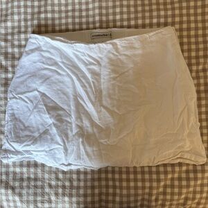Abercrombie & Fitch white Mini Skirt